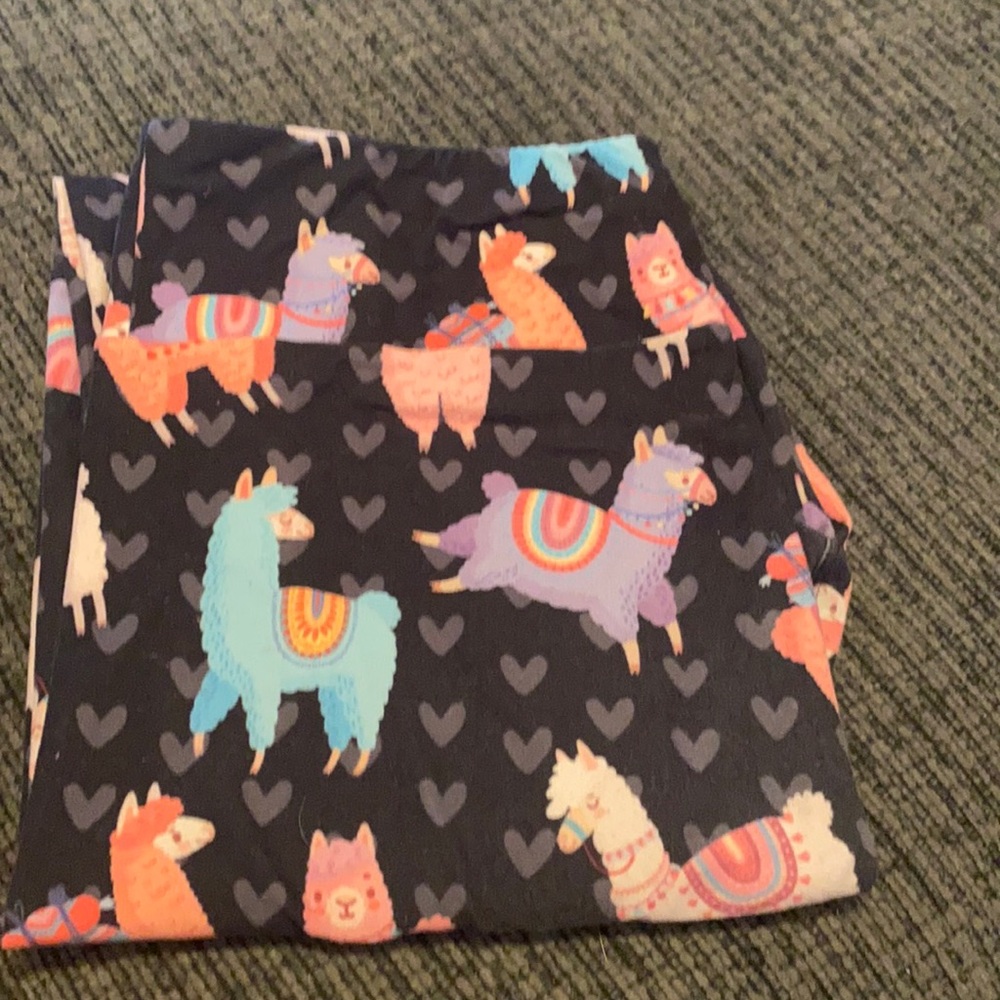 Llama print leggings